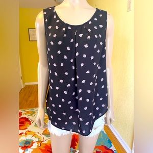 Nine West Sleeveless Seashell Print Cami